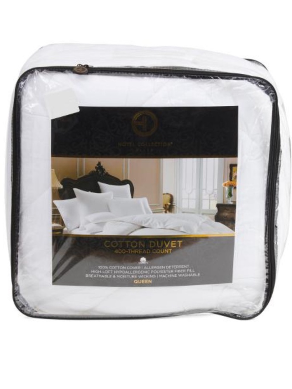 HOTEL COLLECTION cotton sateen comforter